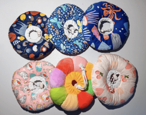 Donut Fabric Surgery Protective Collar for Small Dog, Rabbit, and Cat - Your Pet's Ultimate Comfort Companion After Surgery